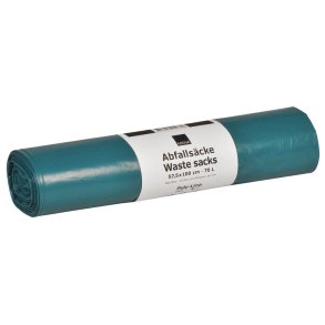 S�k, ABENA Poly-Line, 70 l, bl�, LDPE/genanvendt, 57,5x100cm