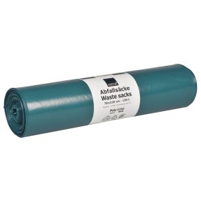 S�k, 100 l, bl�, LDPE/genanvendt, 70x110cm