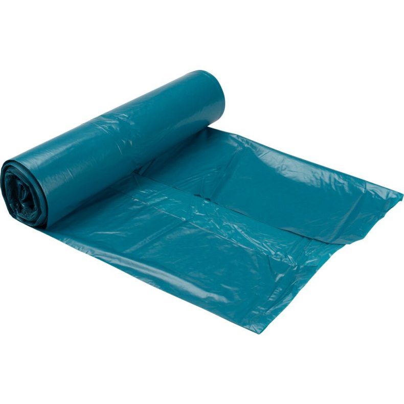 S�kko-Boy s�k, 60 l, bl�, LDPE/genanvendt, 55x103cm