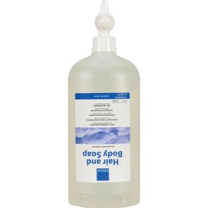 H�r- og Bodyshampoo, ABENA, 1000 ml, uden farve og parfume