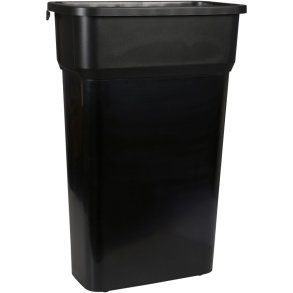 Affaldsspand, Rotho Selecto, sort, plast, 70 l, til kildesortering