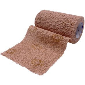 Kompressionsbind, Coflex TLC, 4,5m x 10cm, beige, lag 2, m/visuel indikator, latexfri, usteril