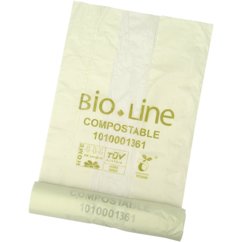Biopose, ABENA Bio-Line, 15 l, transparent gr�n, 45x45cm