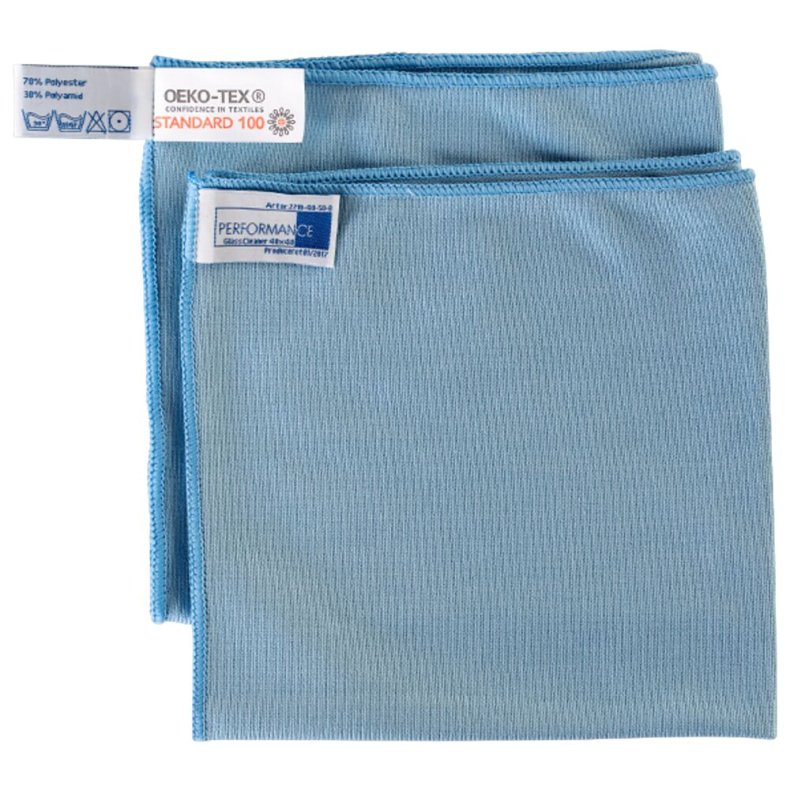 Glasklud, Performance, 40x40cm, bl�, mikrofiber
