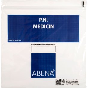 Lynl�spose, bl�, til P.N. medicin