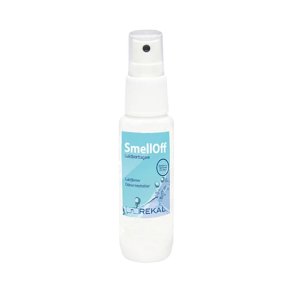 Lugtfjerner, Rekal SmellOff, 60 ml, klar-til-brug, uden farve og parfume