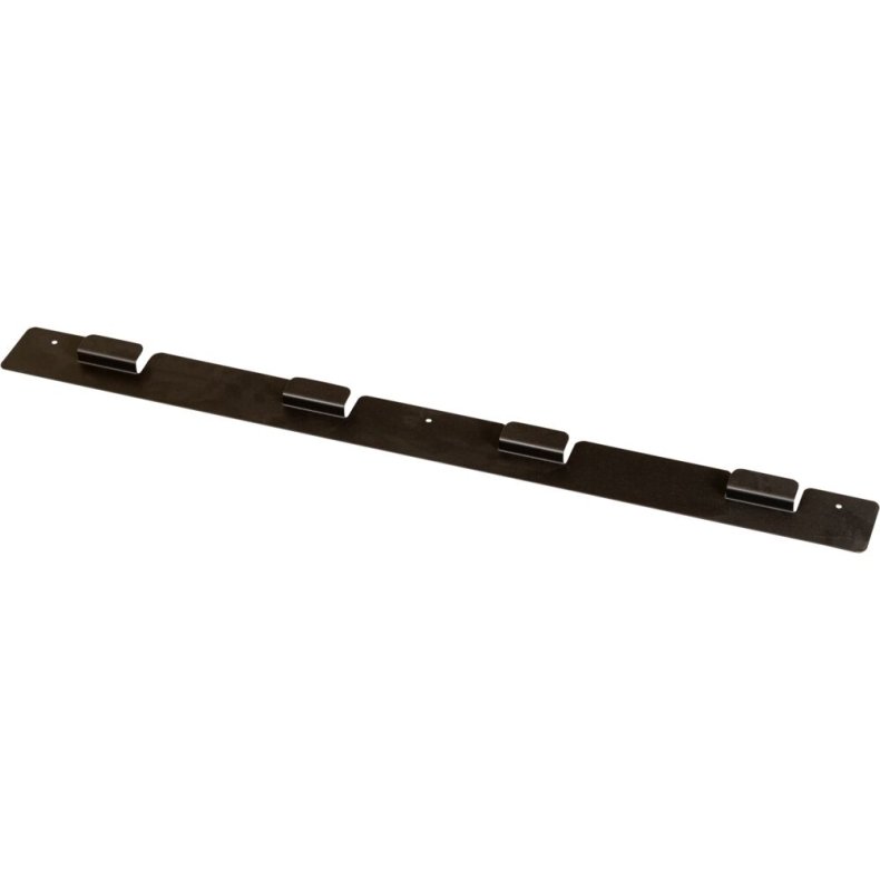 V�gbeslag, sort, pulverlakeret st�l, til oph�ng af 4 stk. 10-15 l Aved�re affaldspande *Denne vare tages ikke retur*