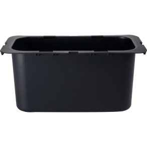Affaldsspand, S�kko-Boy, sort, genanvendt plast/PP, 5 l, kan monteres p� S�kko-Boy stativer