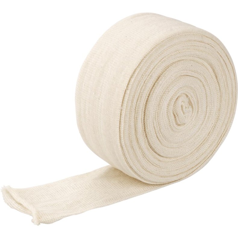 Tubular bandage, Redigauz, 10cm x 20m, off-white, til lille krop og hoved, latexfri, usteril, engangs