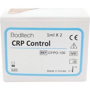 CRP kontrol, I-Chroma, kontrolmateriale til CRP i 2 niveauer, �ske � 2 stk., k�levare
