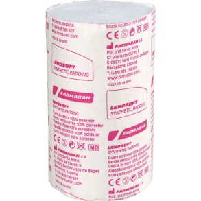 Polstervat, Lenosoft, 2,7m x 10cm, hvid, syntetisk, usteril