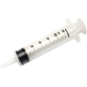 Spr�jte, Chirana, 50 ml, transparent, luer, centreret, 3 komponent, kat.ansats, steril, engangs *Denne vare tages ikke retur*
