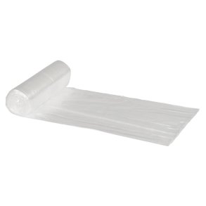 Spandepose, 50 l, klar, HDPE/virgin, 60x85cm, med stjernebund