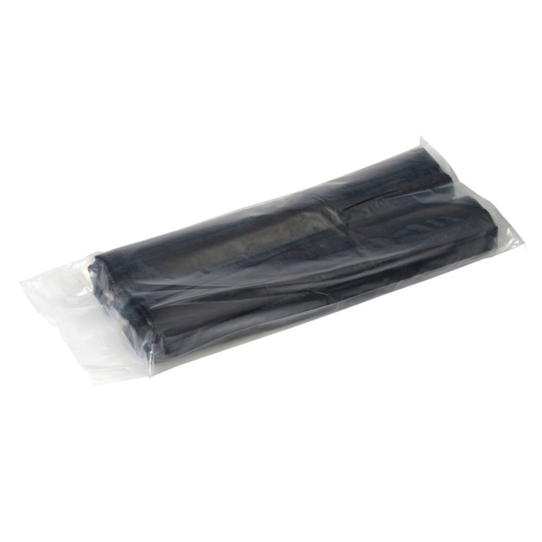 Affaldspose, til skakt, 15 l, sort, MDPE/genanvendt, 37x60cm, 2-pak, st�rk