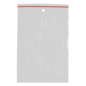 Lynl�spose, klar, LDPE/virgin, 6x8cm, uden skrivefelt
