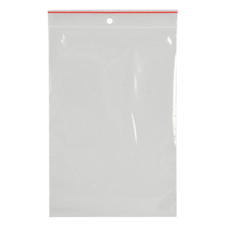 Lynl�spose, klar, LDPE/virgin, 12x18cm, uden skrivefelt
