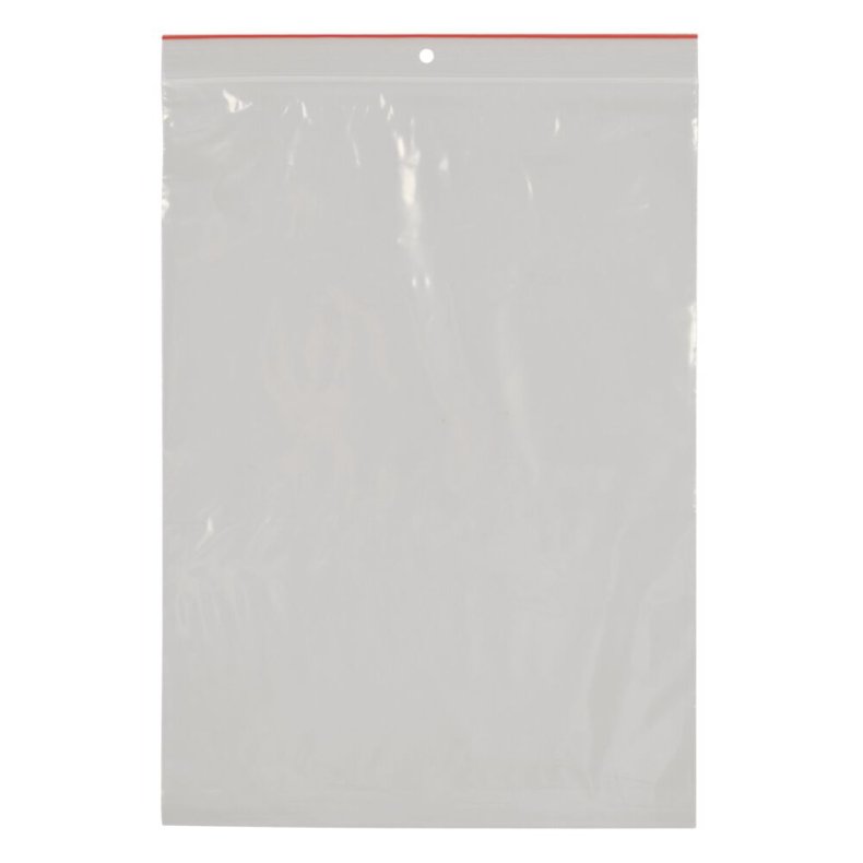 Lynl�spose, klar, LDPE/virgin, 23x32cm, uden skrivefelt