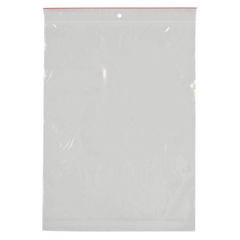 Lynl�spose, klar, LDPE/virgin, 25x35cm, uden skrivefelt