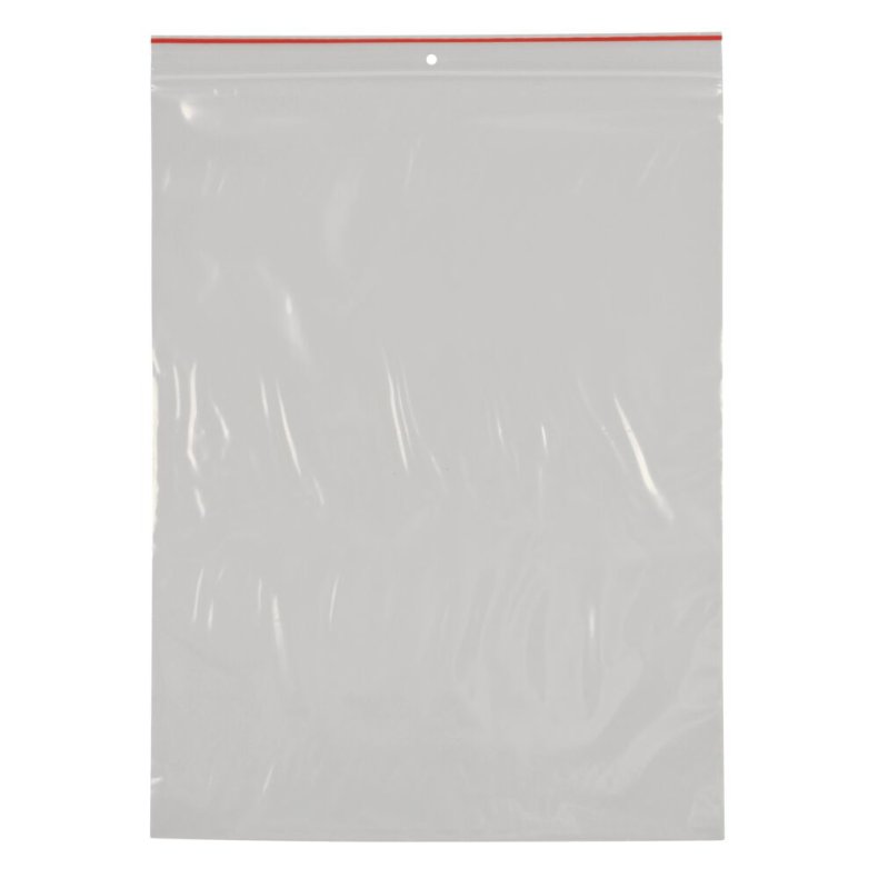Lynl�spose, 7 l, klar, LDPE/virgin, 30x40cm, uden skrivefelt
