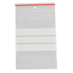Lynl�spose, klar, LDPE/virgin, 7x10cm, med skrivefelt