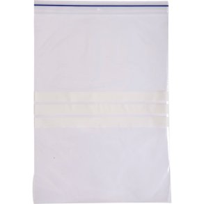 Lynl�spose, klar, LDPE/virgin, 23x32cm, med skrivefelt
