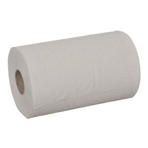 H�ndkl�derulle, ABENA Care-Ness Classic, 1-lags, Mini, 120m x 20cm, �13cm, hvid, genanvendt papir, med spiralhylse