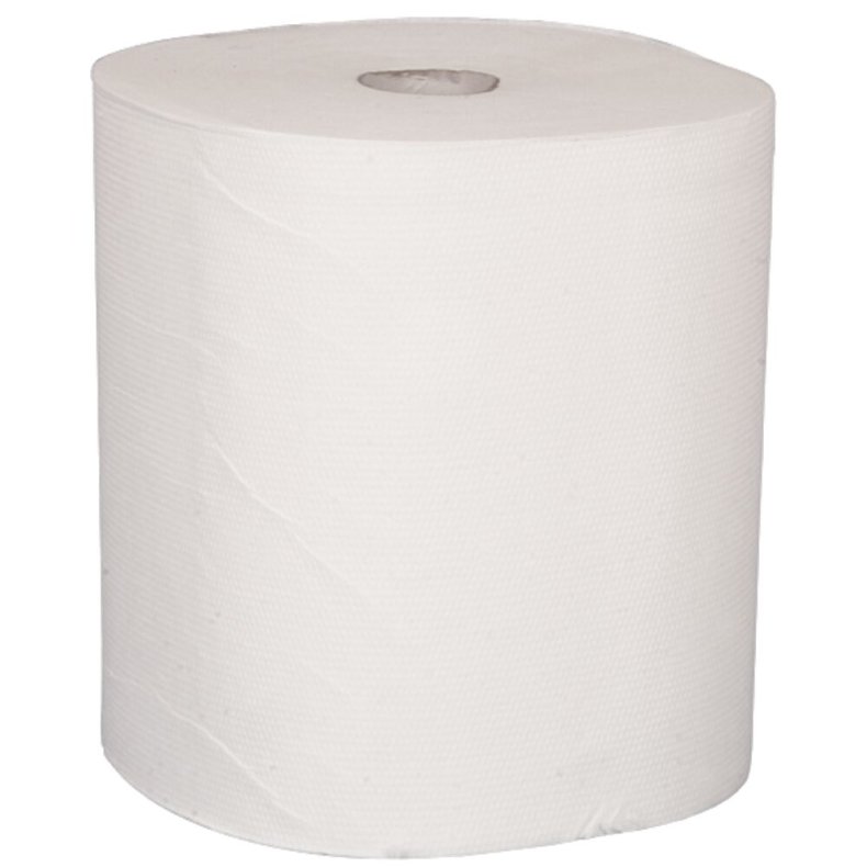 H�ndkl�derulle, ABENA Care-Ness Excellent, 2-lags, 140m x 20,3cm, �19cm, hvid, nyfiber, autocut