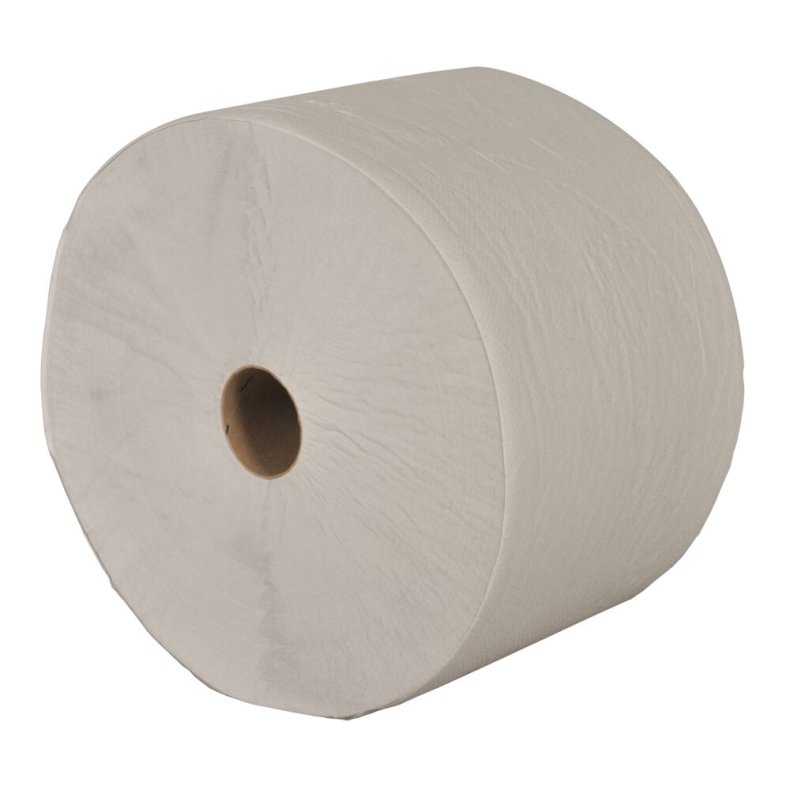 V�rkstedsrulle, ABENA Care-Ness Basic, 1-lags, 1000m x 25cm, �35cm, ubleget, genanvendt papir