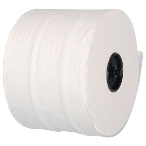Toiletpapir, ABENA Care-Ness Excellent, 2-lags, 100m x 9,8cm, �13,2cm, hvid, nyfiber