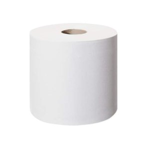 Toiletpapir, Tork T9 Advanced, 2-lags, Mini, 111,6m x 13,4cm, �14,9cm, hvid, genanvendt papir
