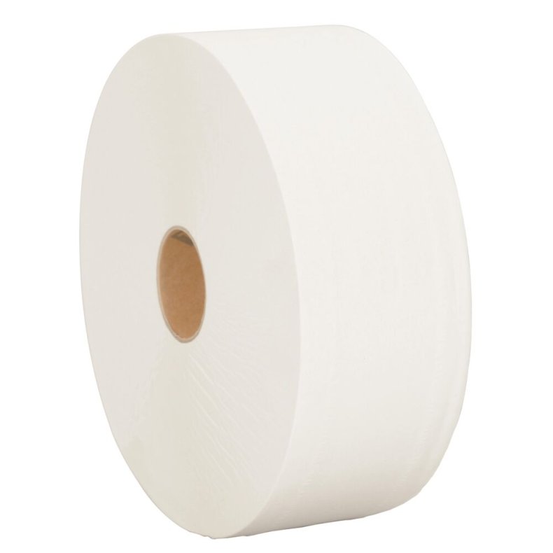 Jumborulle, Tork T1 Advanced, 2-lags, Midi, 360m x 9,4cm, �26cm, hvid, genanvendt papir