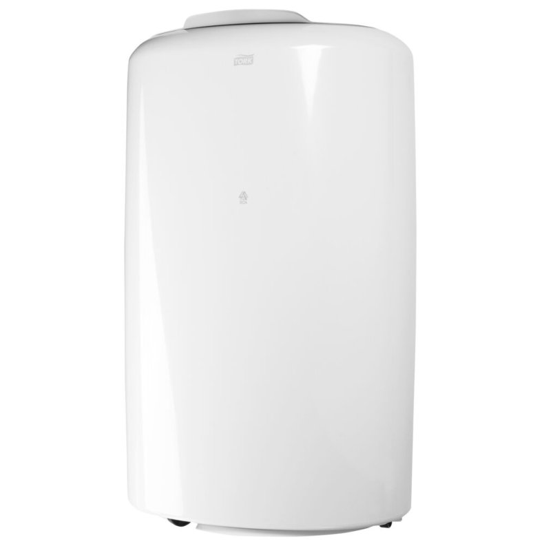 Affaldsbeholder, Tork B1, hvid, plast, 50 l, forberedt til v�g- eller jordmontering inkl. materiale til montering