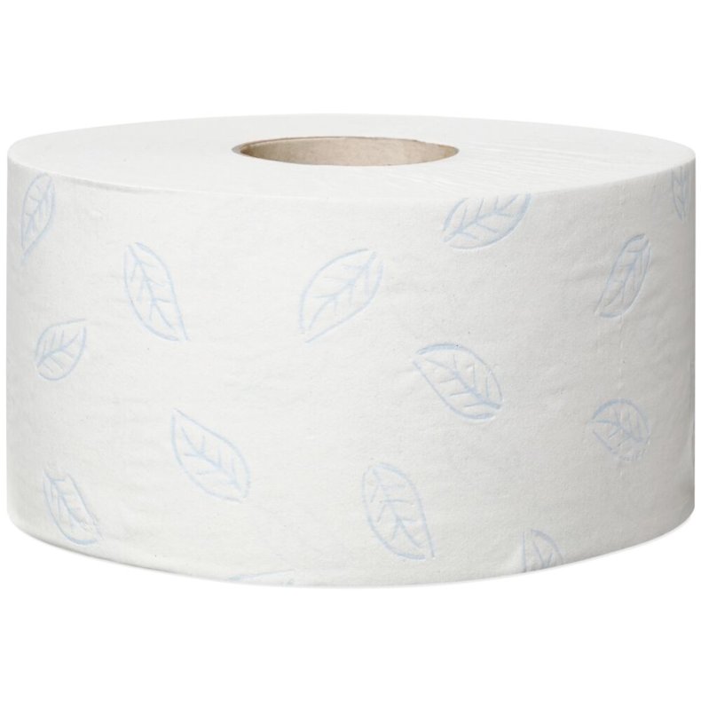 Jumborulle, Tork T2 Premium, 2-lags, Mini, 170m x 9,7cm, �18,8cm, hvid, genanvendt papir