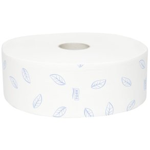 Jumborulle, Tork T1 Premium, 2-lags, Midi, 360m x 9,7cm, �26cm, hvid, genanvendt papir