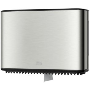 Dispenser, Tork T2, Mini, 13,3x35,5x25,4cm, gr�, rustfrit st�l, til mini jumboruller *Denne vare tages ikke retur*