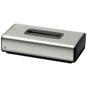 Dispenser, Tork F1, 25,6x13,6x6,7cm, gr�, rustfrit st�l, til ansigtsservietter *Denne vare tages ikke retur*
