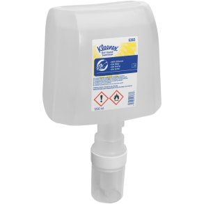 H�nddesinfektion, Kleenex, 1200 ml, gel, 80% ethanol,1,25 ml pr. dosering