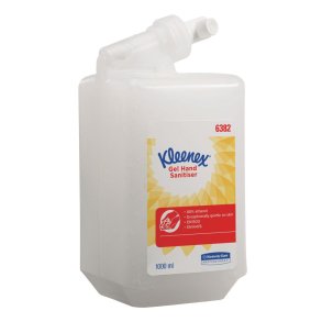 H�nddesinfektion, Kleenex, 1 l, gel,1 ml pr. dosering