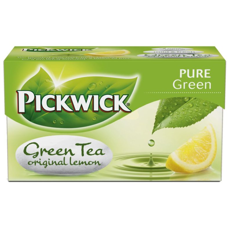 Brevte, Pickwick, citron, gr�n te, 20 breve