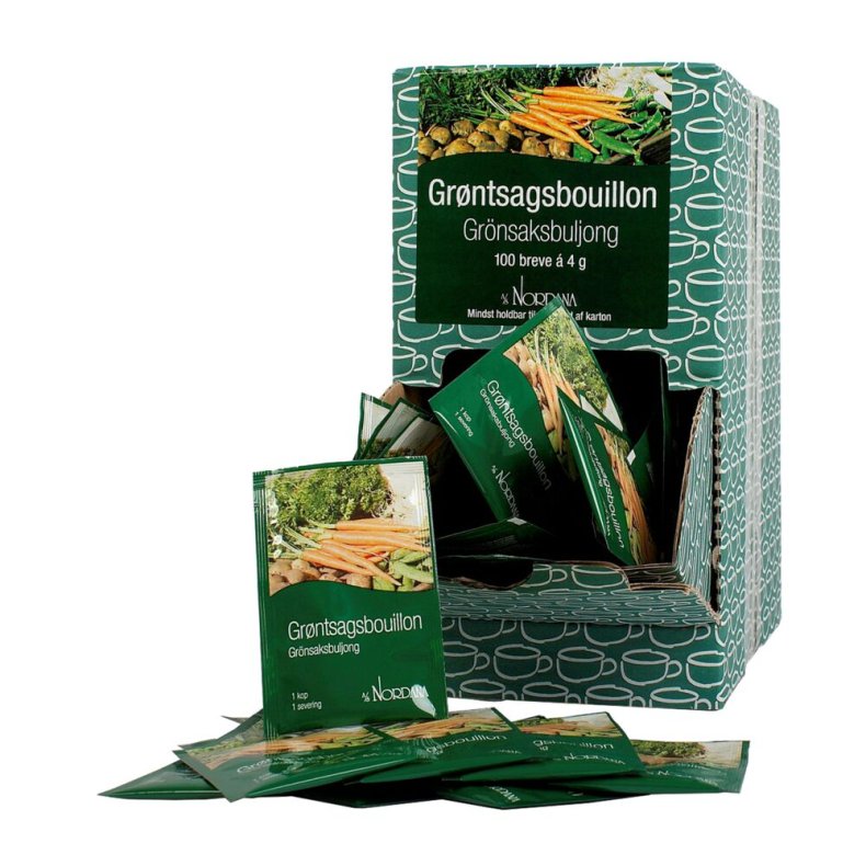 Gr�ntsagssuppe, i portionsbrev