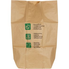 Papirs�k, Robus, 2-lags, 110 l, brun, papir, 70x95+25cm, v�dst�rk, med tryk