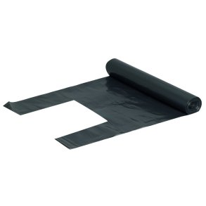 Knudes�k, 125 l, sort, LDPE/genanvendt, 75x139cm