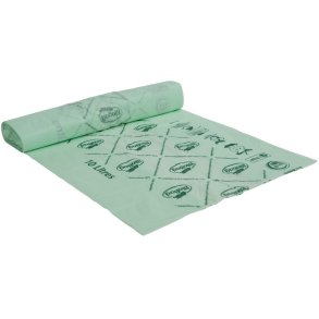 Biopose, 10 l, transparent gr�n, mater-bi, 43x45cm