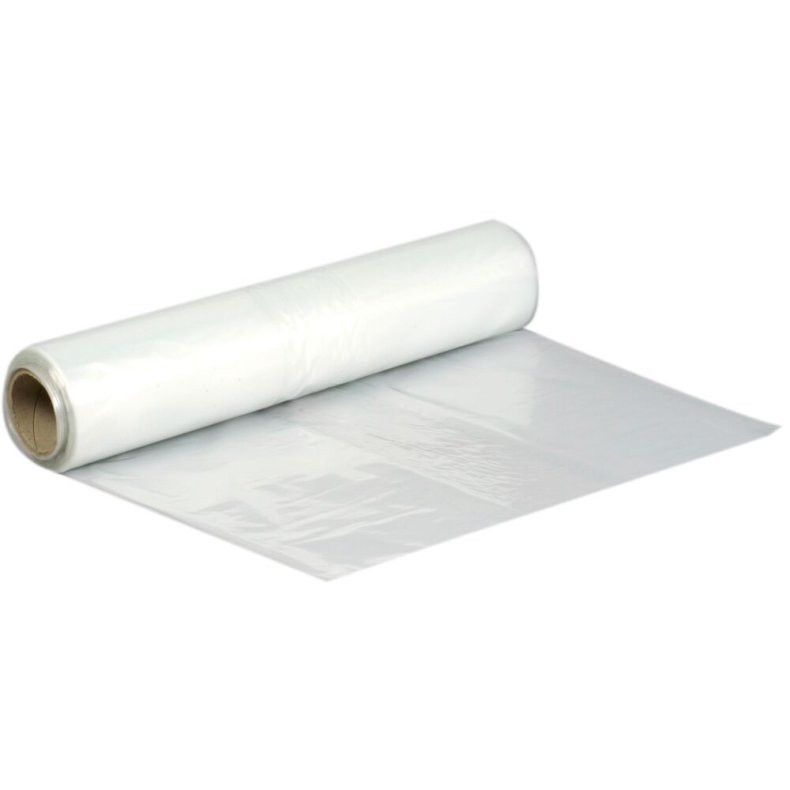 S�k, 125 l, klar, LDPE/virgin, 100x100cm, p� hylse