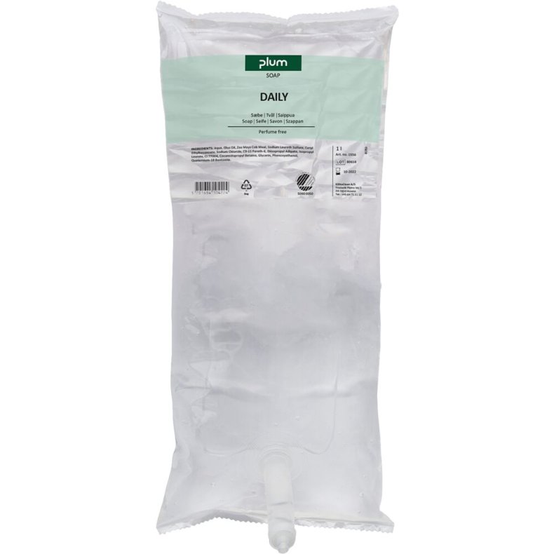 Cremes�be, Plum, 1000 ml, Daily, uden farve og parfume