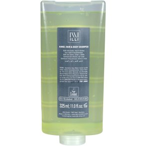 H�r, h�nd og bodyshampoo, ILLI, uden farve, med parfume