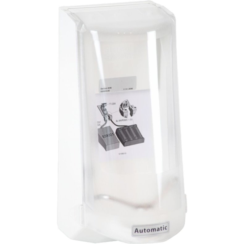 H�ndfri dispenser, Sterisol, 700 ml, hvid, plast, til alle Sterisol 700 ml produkter