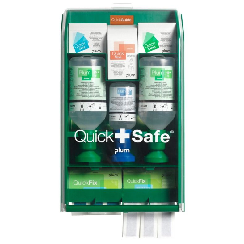 F�rstehj�lpsstation, Plum QuickSafe Food Industry, 25,3x43cm, klar, steril *Denne vare tages ikke retur*