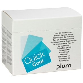 Brands�rsbehandling, QuickCool, 6,5x7,75cm, hydrogel, med Tea Tree Oil, steril *Denne vare tages ikke retur*