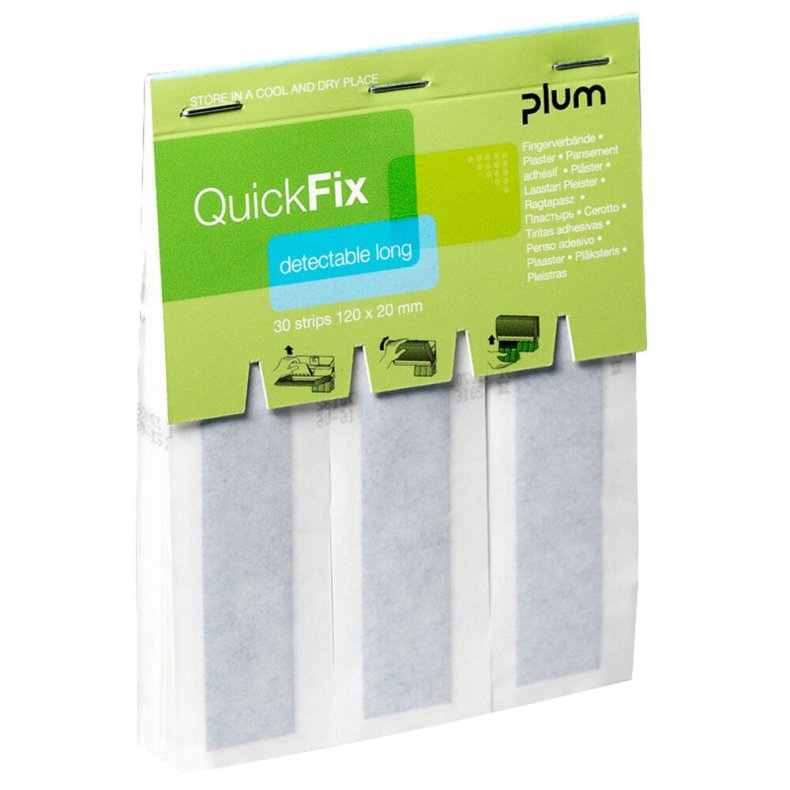 H�fteplaster, QuickFix, 12x2cm, bl�